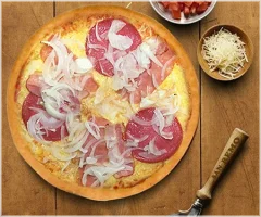 Ham, salami, spek en ui